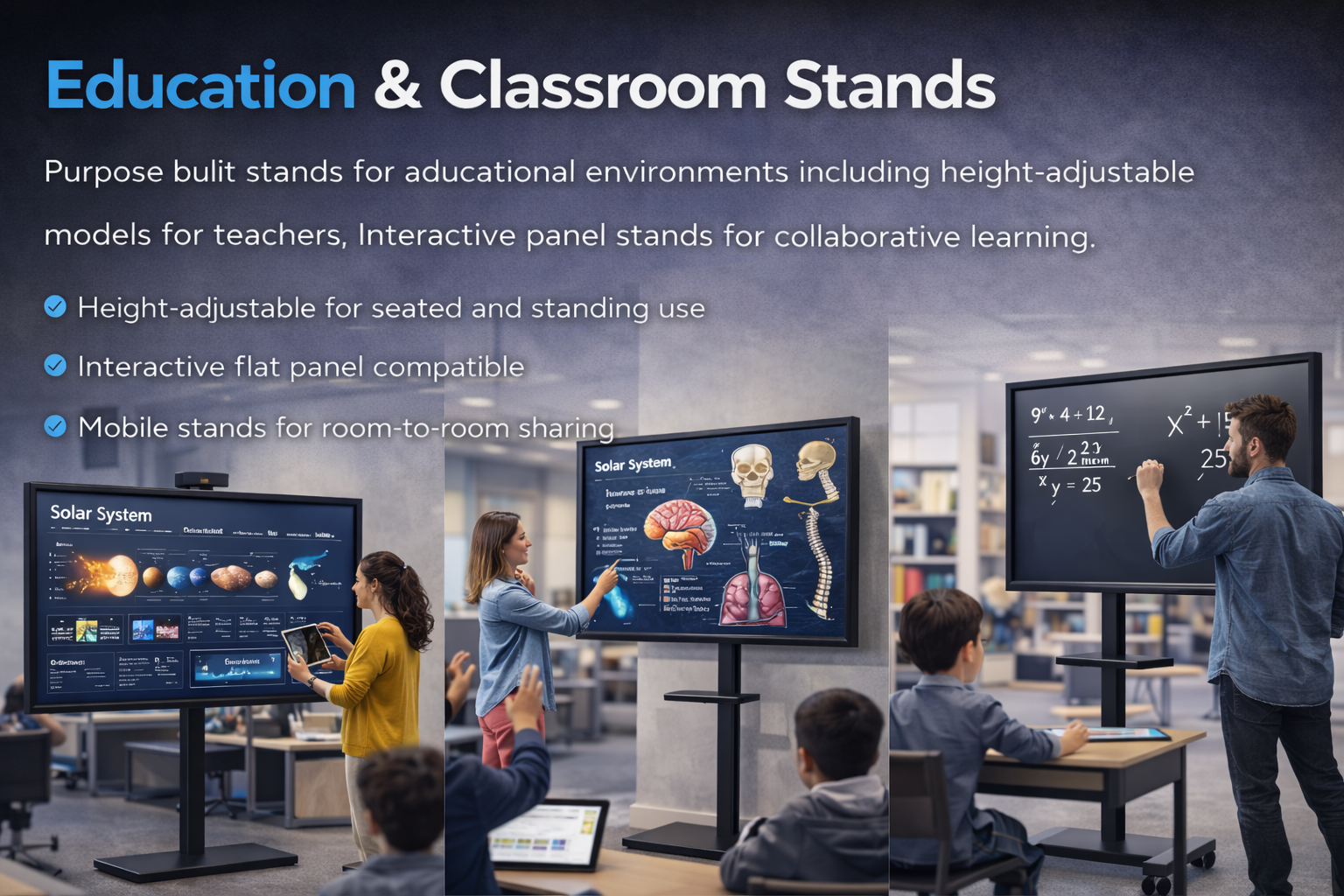 Education & Classroom Stands